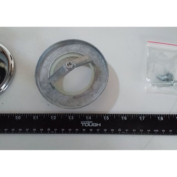 Chrome Air Cleaner Filter Filter 4" x 2" assembly for carburetor W/ 2 5/8" 2 5/1 - Picture 9 of 9